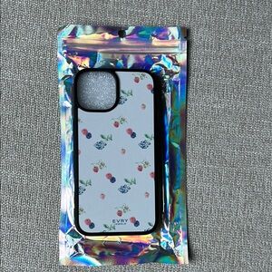 IPhone 14 White Berry Flora Case